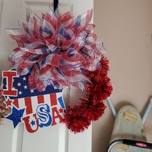 💥FALL SALE💥Handmade With Love By The Smith Sisters ♥️ Americana Wreath